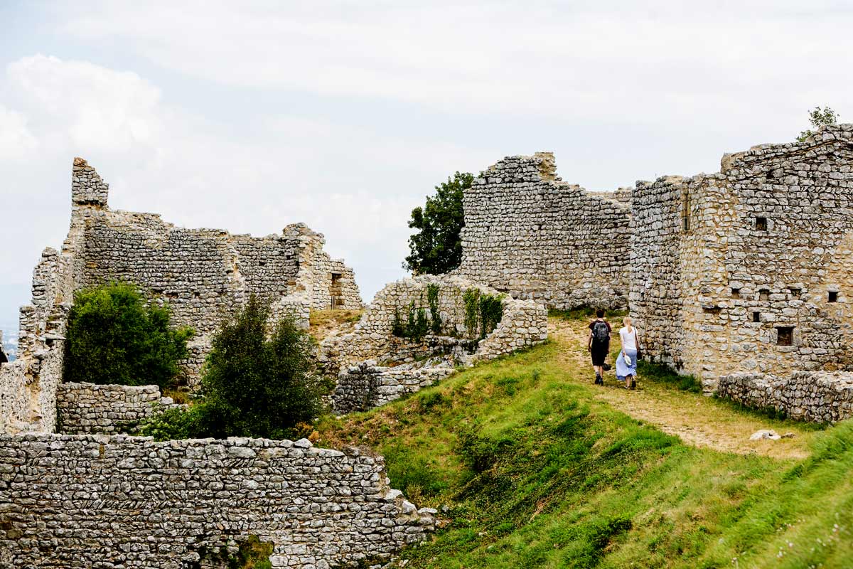 Old stone ruins.